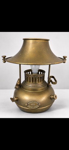 Grande lampe laiton bateau