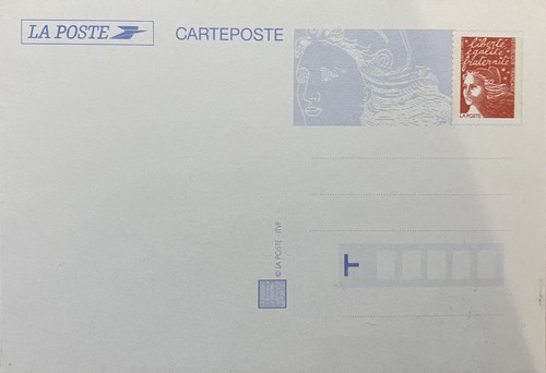 Timbre france carte - carte, postale