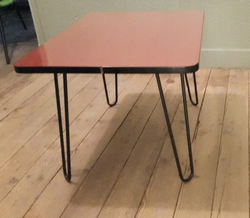 Table basse formica - , rouge