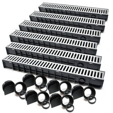 Caniveau 6x1m Grille