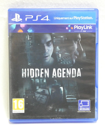 Hidden agenda jeu console - hidden,