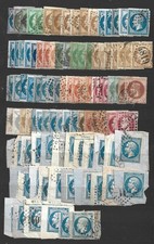 lot timbres France oblitérés