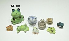 lot de 9 figurines grenouille