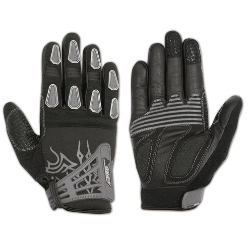 Cuir textile gants - gants, moto