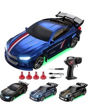 Voiture RC Drift 1:64 🚗💨 4x4, LED, Rechargeable USB, Télécommande 2.4GHz