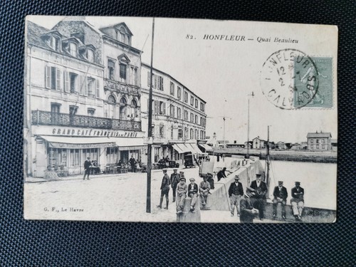 Cpa honfleur quai - ,