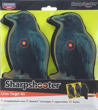 Birchwood Casey Shoot 'N' C Corbeau 8-Inch Cible Kit (12-Piece)