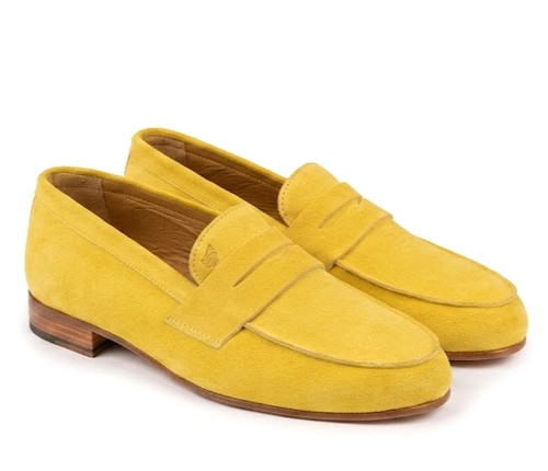 Mocassins daim jaune - mocassins,