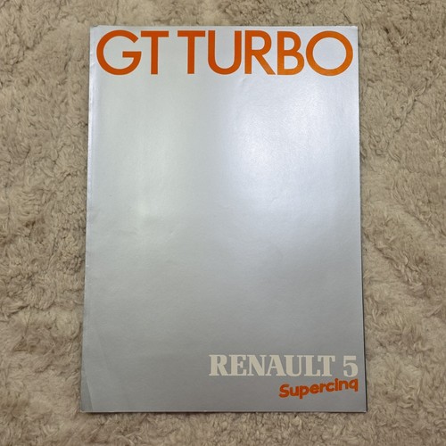 Catalogue renault supercinq - 5,