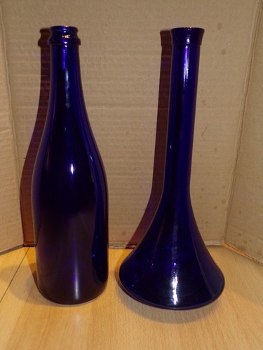 Lot bouteilles bleue - lot,