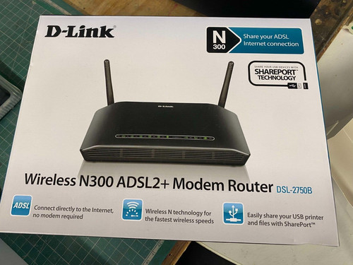 Modem router dlink - router, adsl2+