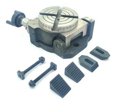 Petite table d'indexation de fraisage rotatif HV 3" pouces II 80 mm avec...