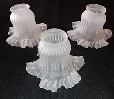 3 Tulipes Abat-jour Ancien