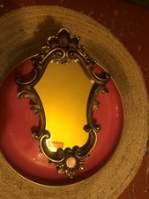 miroir ancien bois doré