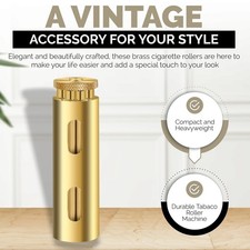 Vintage Cigarette Roller – Beautiful Brass Manual Roller - Practical Cigar Rolle