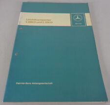 Workshop Manual Introduction Letter Mercedes L206 D / L306 D from 01/1971