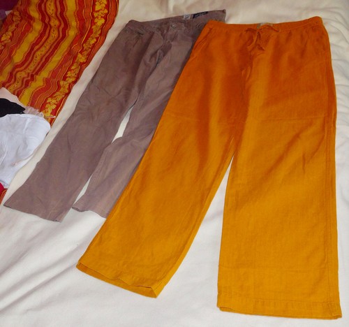 Pantalons orange jules - pantalons,