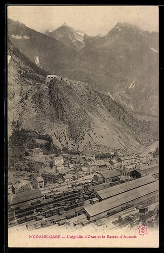 Cpa modane gare l - modane,, gare,