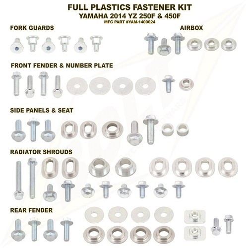 Kit vis complet plastiques - kit,
