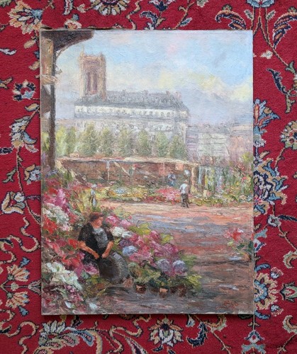 Hst marché aux fleurs à - hst,
