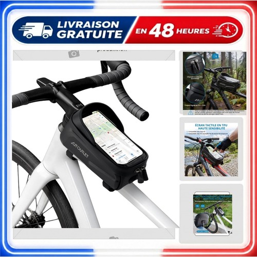 Sacoche cadre vélo - de,