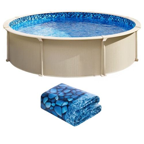 Uimoso 18ft round overlap - overlap, pool