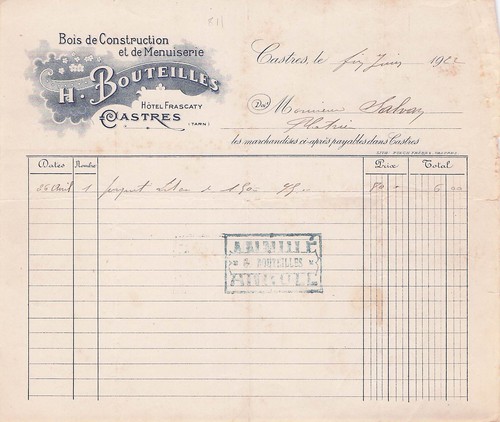 Castres bois bouteilles - 81,