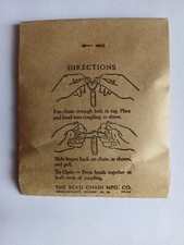 US WW2 Dog tags chaines - Necklace Identification Tag US 1944