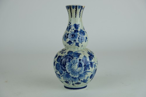Vase hollandais delft double - vase,
