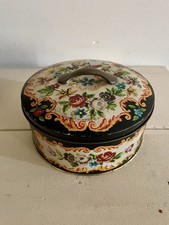 BOITE MÉTAL DELACRE floral