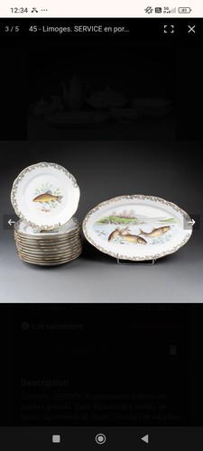 Limoges service assiettes - limoges,