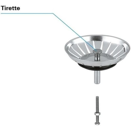 Vidage grohe bonde grille - vidage,