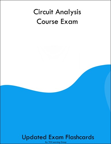 Circuit analysis course - course, exam
