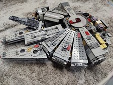 LEGO Star Wars Millenium Falcon Ship Partially Disassembled Incomplete Parts 