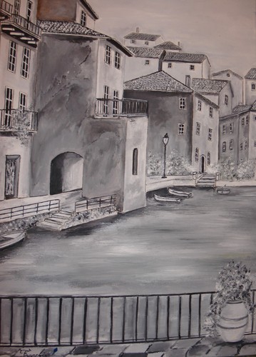 Tableau peinture huile - à, l'huile