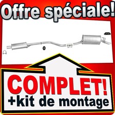Ligne pot d'échappement pour FIAT PUNTO (176) 1.1 Hayon Silencieux