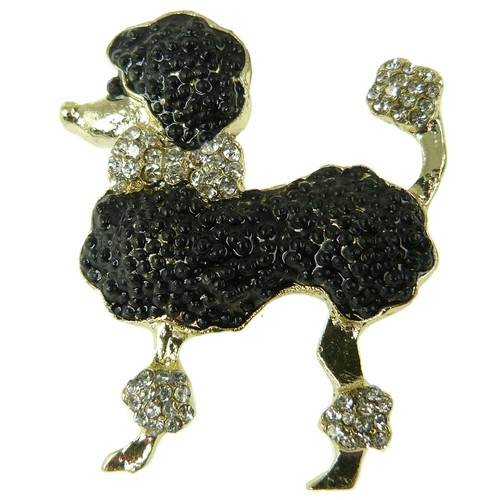 Broche petit chien caniche