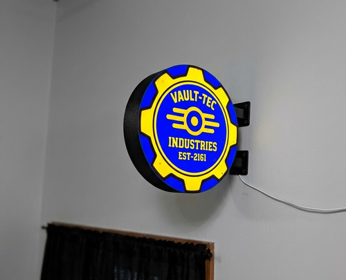 Enseigne lumineuse vault tec - enseigne,