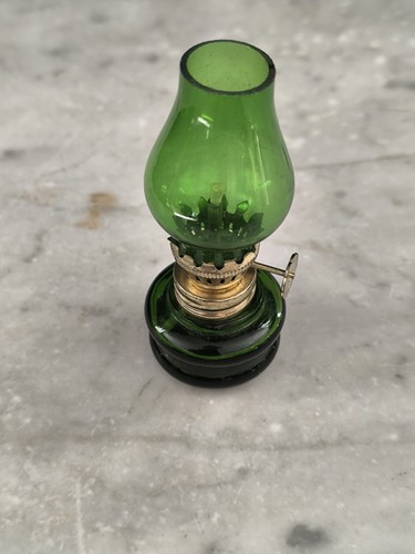 Antique miniature oil - miniature, lamp