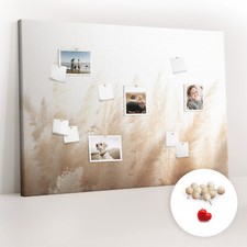 Tableau d'affichage Tableau en liège Punaises 140x100 Grain abstrait