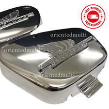 HONDA C100 C102 C50 C65 C70 C90 CM91 Cache latéral couleur chrome neuf