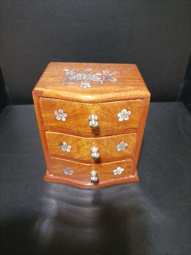 Petit meuble tiroirs bois - 3,