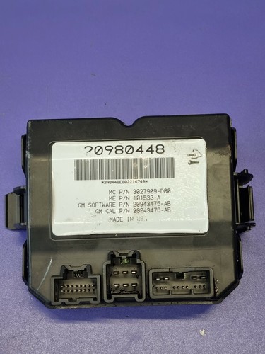 Module commande coffre - commande, de