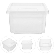  Boîte d'élevage d'habitat, bac transparent d'alimentation pratique, boîte