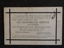 CP SATIRICAL ANNOUNCEMENT PUNCTURE LADIES BERTHA BY NENETTE RINTINTIN 24406