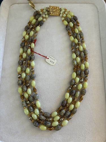 Collier rangs perles de - collier,