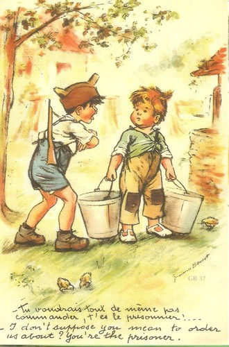 Germaine bouret carte postale - carte,