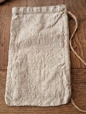 vetement ancien : Poche (sous jupon) en chanvre Charentaise