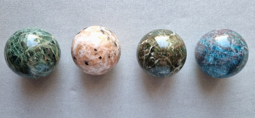 Boules pierres semi - 4,