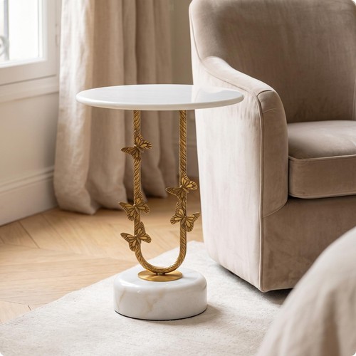 Table ronde marbre - table,